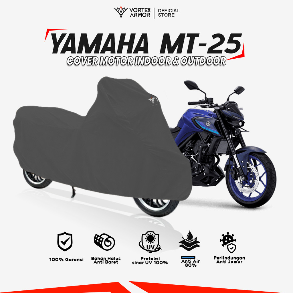 Cover Motor Yamaha MT25 / Sarung Motor Yamaha MT 25 / Tutup MT25