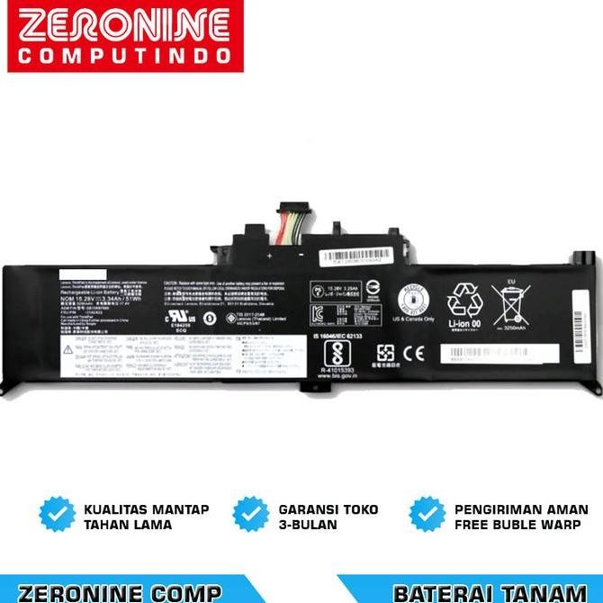 Diskon Baterai Lenovo Yoga Thinkpad X260 X380 01Av434 Battery Original Oem