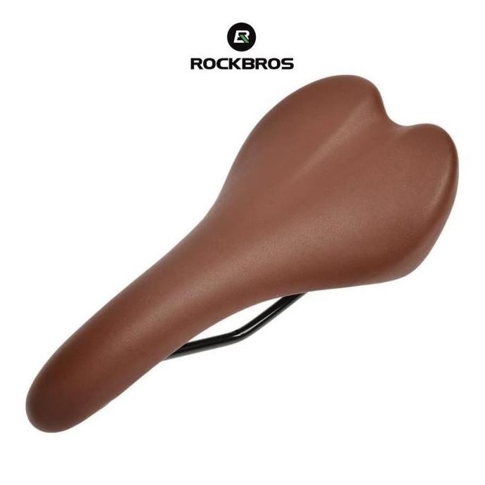 SADEL SEPEDA ROCKBROS 1020C MTB ROADBIKE LIPAT SELI HITAM COKLAT