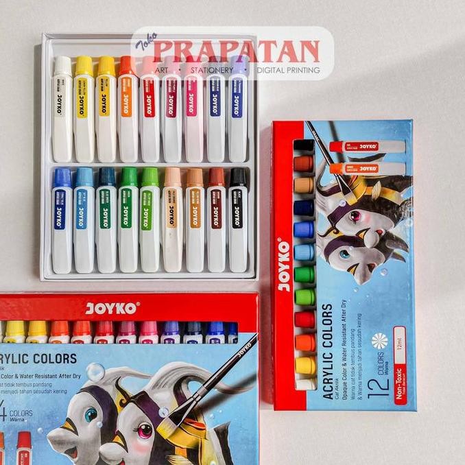 

TERBARU Cat Akrilik Set Joyko 12x12ml | Joyko Acrylic Set