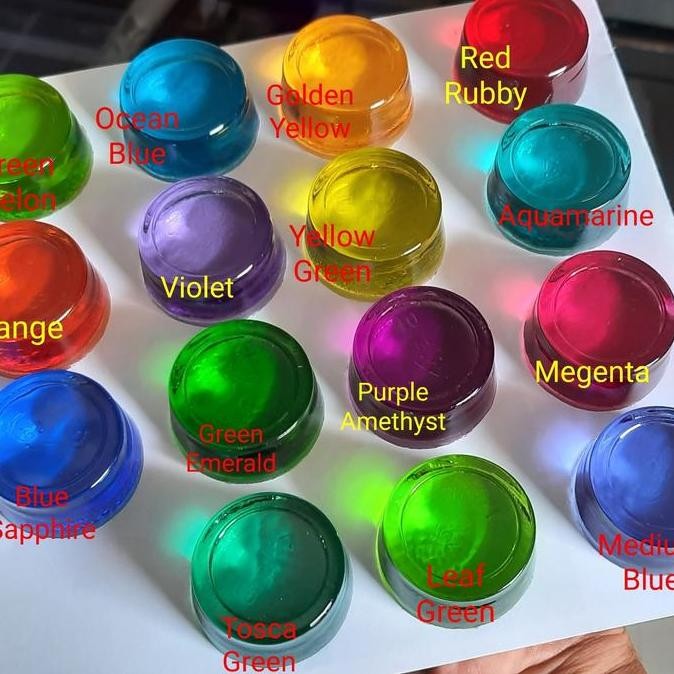 

TERBARU Pewarna cair super transparant LIQUID DYE untuk Resin kemasan 1 liter HOT SALE!