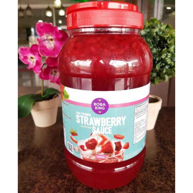 

Strawberry Jam Selai Strawberry Strawberry Sauce Merk Boba King 23Kg