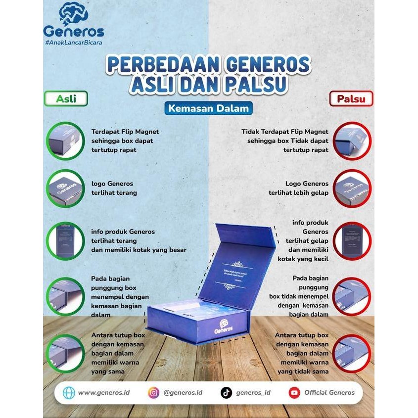 GENEROS Speech Delay Original Asli Generos Vitamin Nutrisi Otak Anak