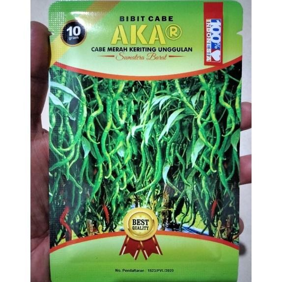 Cabe AKAR 10 Gram - Benih Cabe Merah Keriting AKAR - CMK AKAR - Bibit Cabe AKAR