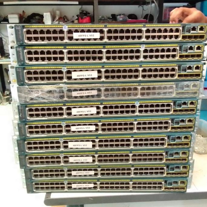 Cisco Catalyst 2960-S Series Poe+ 48+4 Sfp Port Ws-C2960S-48Fps-L New Stok