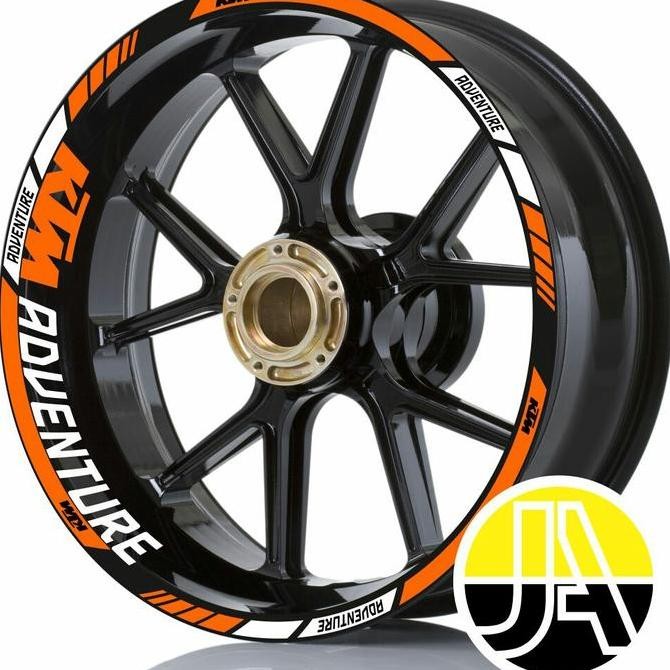 Stiker List Velg Motor Wheels Sticker Ktm 390 Adventure Ring 19 Dan 17 Kualitas Terbaik Harga Termur