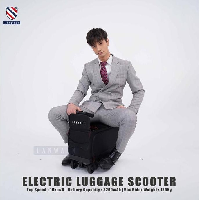 Tersedia Koper Skuter Anak Dewasa LANWAIN Agent H - Bisa Diduduki Cocok untuk Bandara