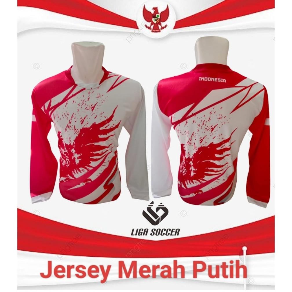 Kaos 17 Agustus, Kaos Merah Putih, Jersey Agustus Merah Putih, Full Printing