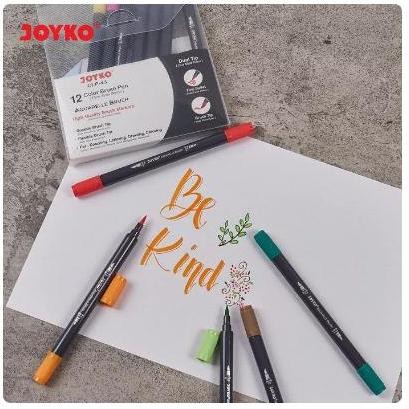 

Promo Joyko Aquarelle Brush Pen Clp-43 Set 12 Warna Kuas Watercolor Lettering