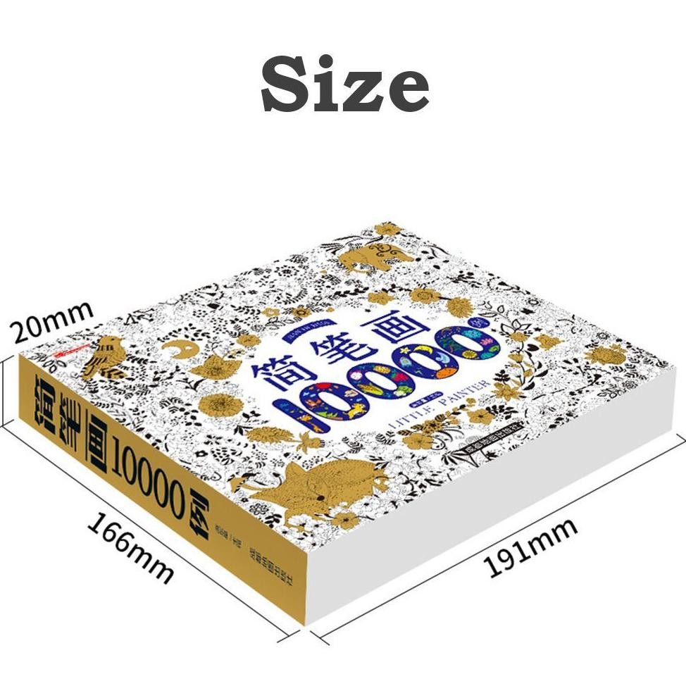 

Gh-6 Buku Mewarnai 10000 Gambar Tk Paud Anak Sekolah Belajar / Coloring Book 10000 Gh-6