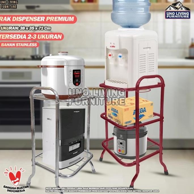 Murah!!! Rak Dispenser Besi 2 Susun Rak Dispenser Galon Rak Meja Galon