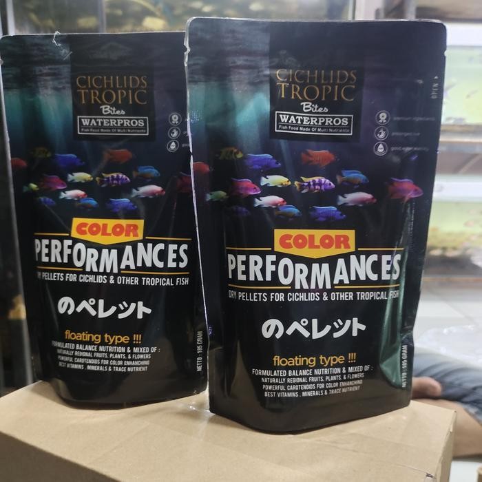 Pelet Ikan Cichlid Waterpros Performance 75Gr