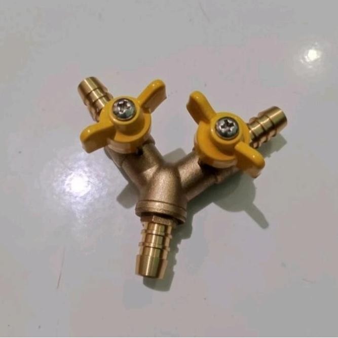 Diskon Cabang Stop Kran Selang Gas/Cabang 3/Paralel Selang Gas