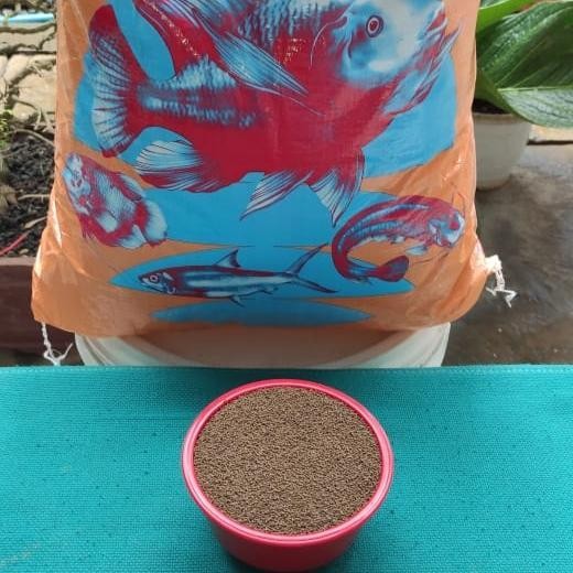 Eceran Pakan Burayak Ikan Koi Repack 1Kg Pelet Ikan Hias Fish Food