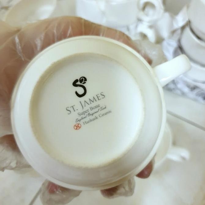 Gelas Cangkir Keramik St James . Cangkir Teh Kopi Cafe