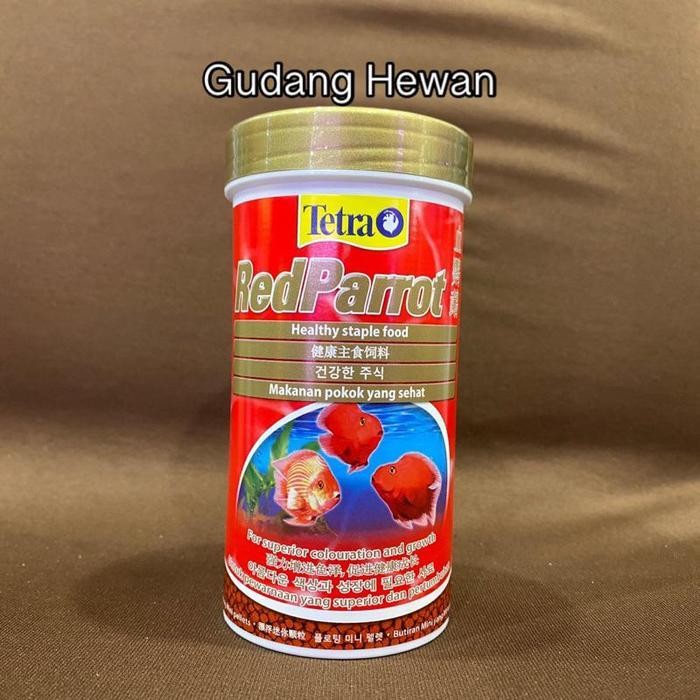 Tetra Red Parrot 110 Gram / Makanan Ikan Perot / Import Jerman / Pelet Butiran Mini