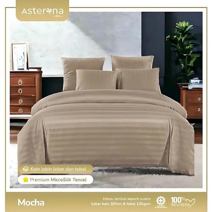 SPREI HOTEL MICROSILK TENCEL PREMIUM/SPREI HOTEL SALUR MOCHA