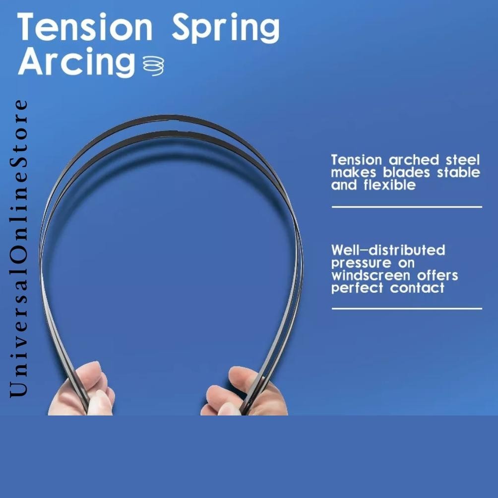 Michx Wiper Blade Kaca Mobil Depan Silicon Hybrid Avanza 2004 - 2012 Sepasang