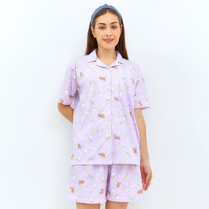 baru GREET NIGHT WEAR - Baju Tidur Kaos Katun Model : D-457 / HK