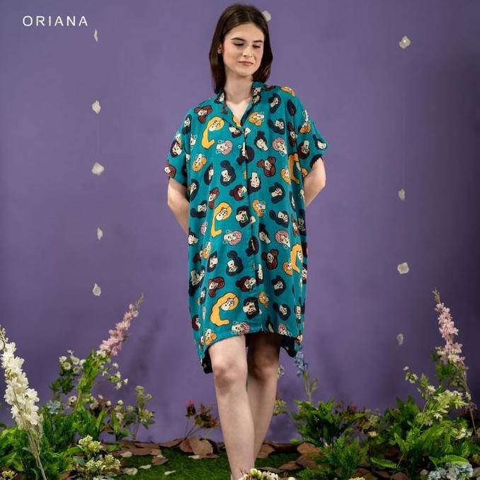 baru Oriana Homewear Midi Dress Collection | Daster Pendek Kekinian
