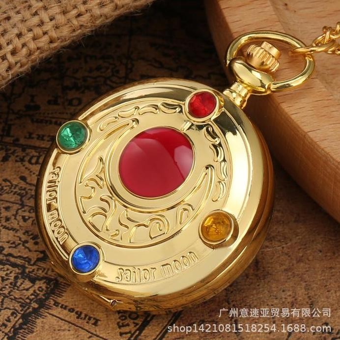 new  SGPW sailor moon pocket watch jam saku sailormoon magical girl hobi