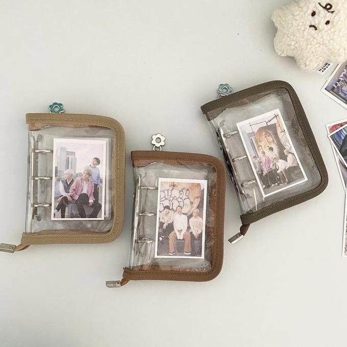 ready stock  [MILOLI] FREE PHOTOCARD BTS Mini Binder Aesthetic for Photocard Binder Lomo Card Holder