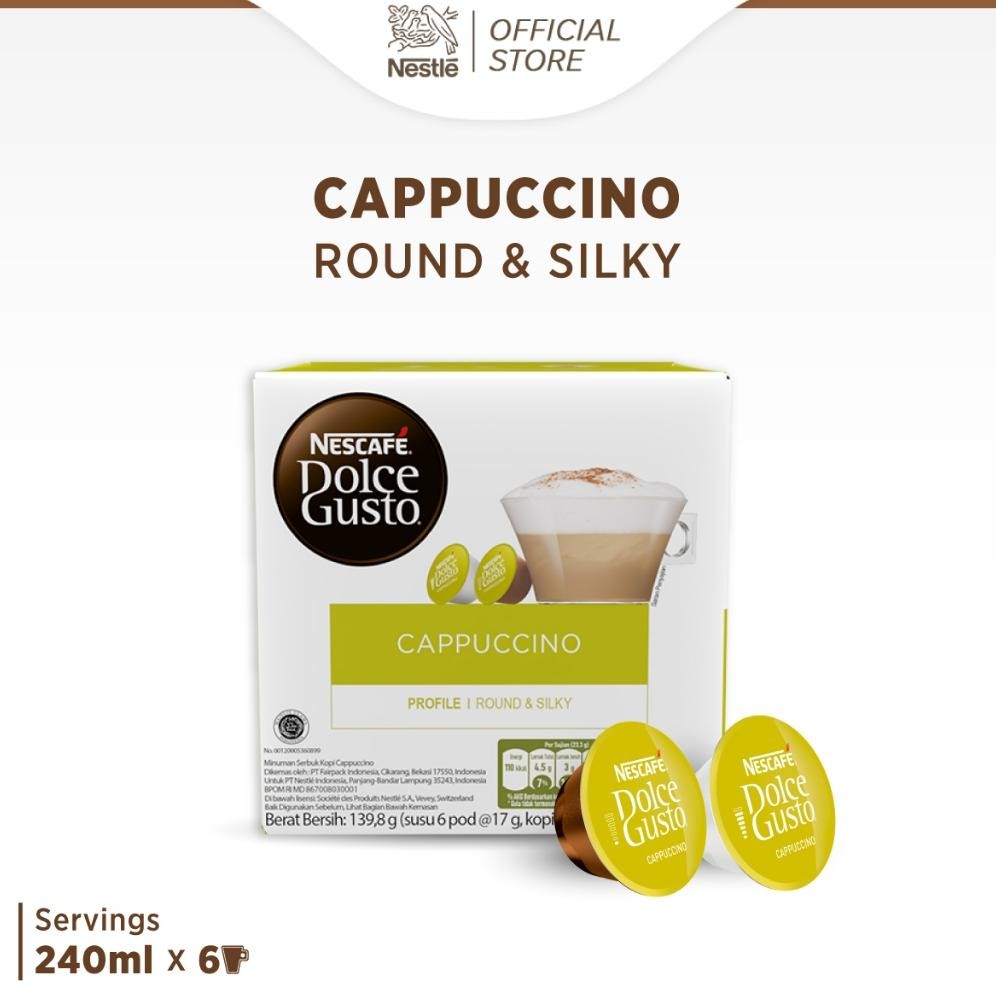 

NESCAF Dolce Gusto Cappuccino 1 box (12 kapsul = 6 gelas)