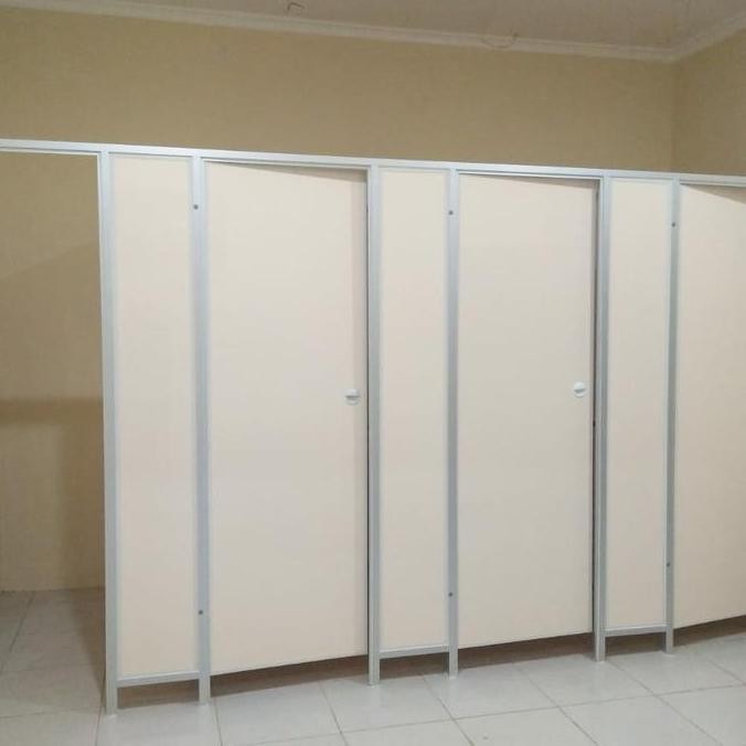 PESANAN PAK BUDI PARTISI TOILET CUBIKAL PVC ALUMINIUM murah