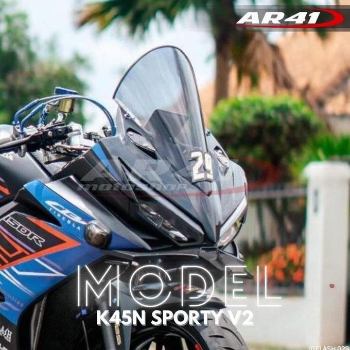 Windshield Visor cbr 150 k45n SPORTY winshield CBR150 K45N sporty murah
