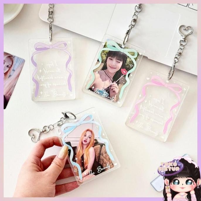 

ready stock !!! [TS] CAHOL BOW PITA STAR ACRYLIC CHARM LOVE BINTANG TRANSPARANT PHOTOCARD HOLDER KPOP TRANSPARENT CLEAR ACRYLIC ID CARD ACRYLIC FRAME BINGKAI FOTO CAHOL