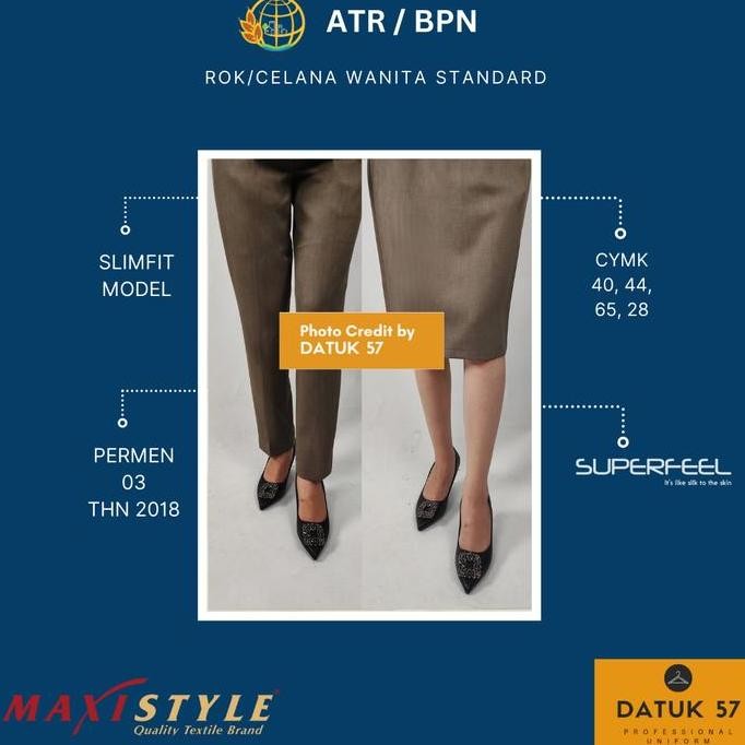 ROK/CELANA EXECUTIVE SERAGAM KEMENTERIAN ATR BPN WANITA