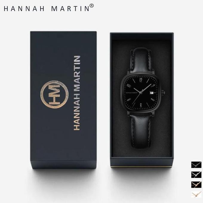 new  HANNAH MARTIN 1651 Jam Tangan Wanita 100% Original Korean Model Terbaru Keren Quartz CEWEK Kuli