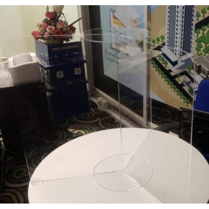 

BEST SELLER !! AKRILIK Partisi/penyekat/ pembatas/Meja/Clear2MM ! murah