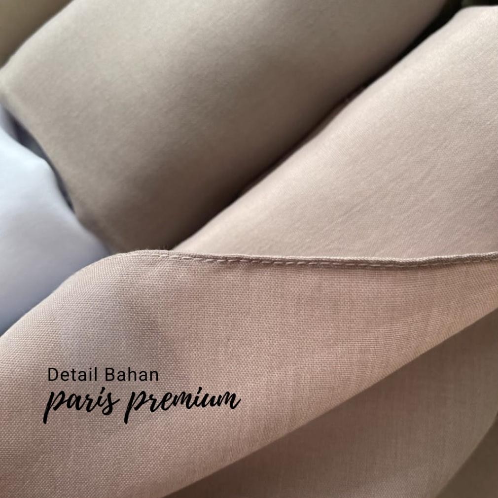 Update Hijab  Paris Premium 120X120 Syari Jahit Tepi Jilbab segi empat Paris Jumbo 