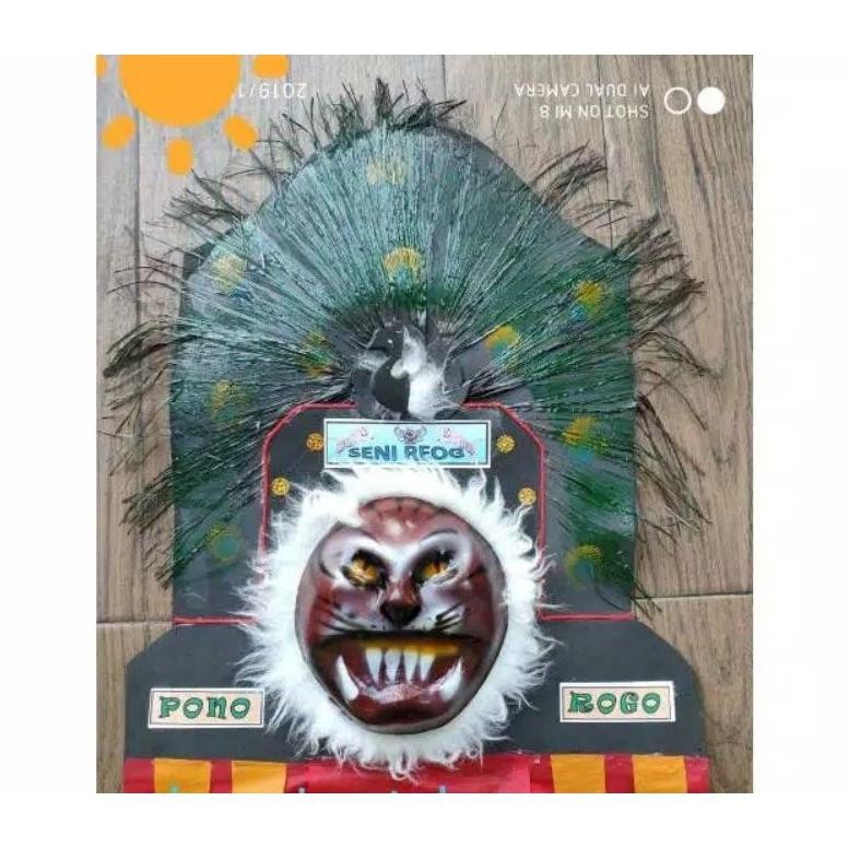 New topeng spon / dadak merak / topeng merak / mainan anak ,,