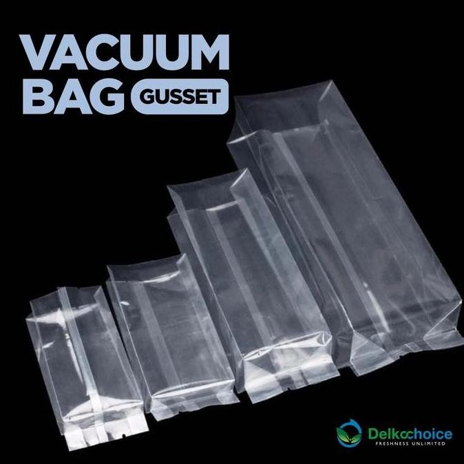 Plastik Vacuum Vacum Vakum Gusset Beras Delkochoice
