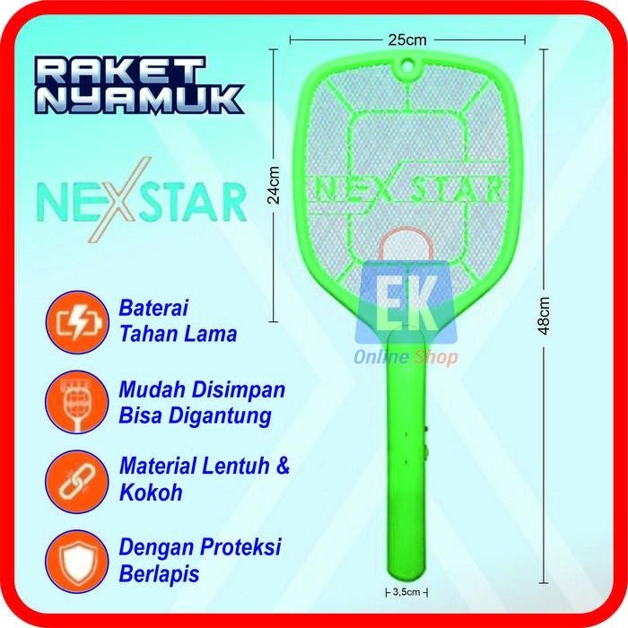 Raket Nyamuk NexStar NST-M78 | Raket Anti Nyamuk | Raket Anti Nyamuk Elektrik | Raket Nyamuk Charger