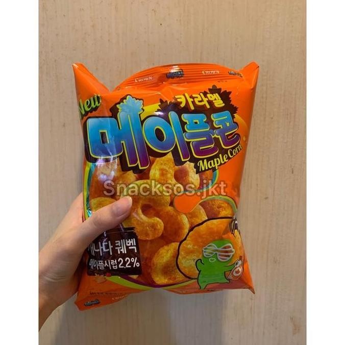 

CROWN CARAMEL CORN MAPLE SIRUP - MAKANAN RINGAN JAGUNG KARAMEL SNACK KOREA