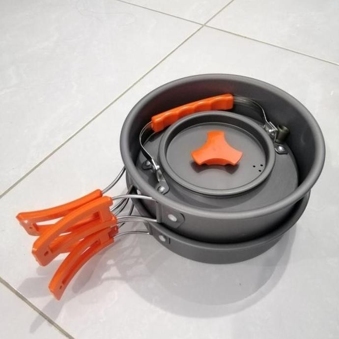 Paketan Alat Masak Camping Kompor Windproof Cooking Set Ds308 Kualitas Terbaik Harga Termurah
