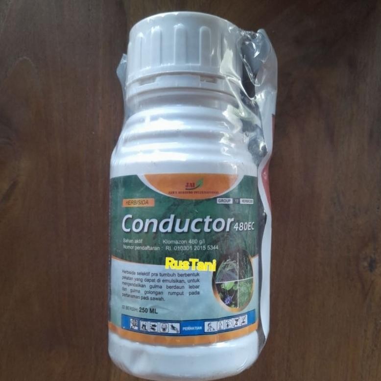Herbisida selektif padi CONDUCTOR 480EC 250ml Bahan Aktif : Klomazon 480g/l + Resicore 25WP 25Gr
