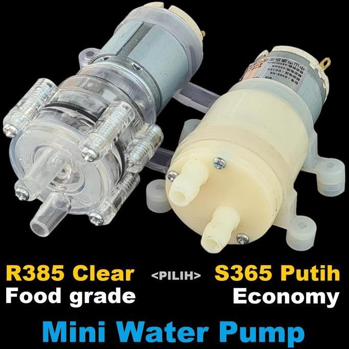 Pompa Air Mini Motor Dinamo Dc 12V Dispenser Aqua Galon Bawah Aquarium