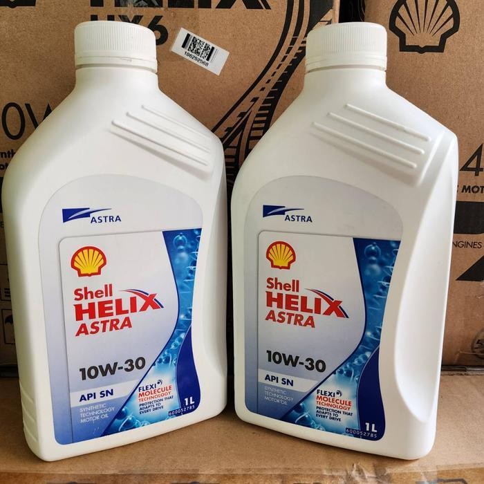 Oli Mobil Shell Helix Astra 10W-30 Api Sn+ | Shell Astra 1 Liter
