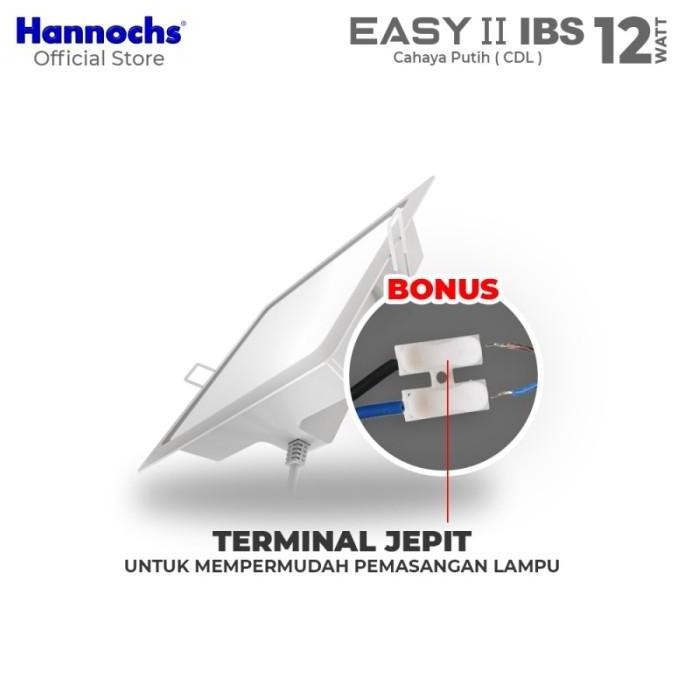 Lampu Downlight Led Hannochs Easy Ii 12W Kotak Ib