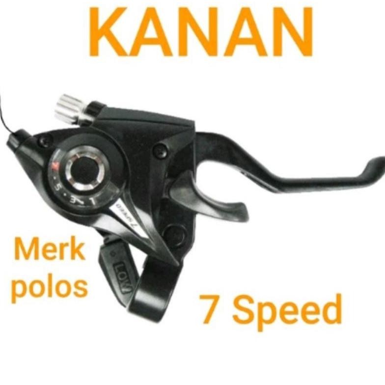 Special (( Brifter )) 7Sp Shifter Kanan Operan Sepeda Pemindah Rd Gigi Brake Handle Rem 7 Speed 7Sp 