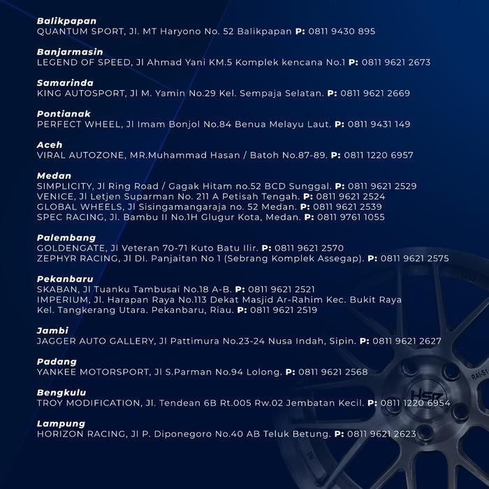 Velg Mobil Vitara Hsr Tokyo H61143 R16 [Limited]