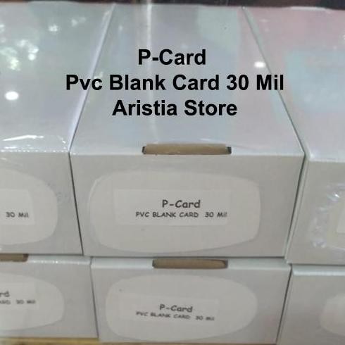 

Promo PVC card blank 250 kartu COD