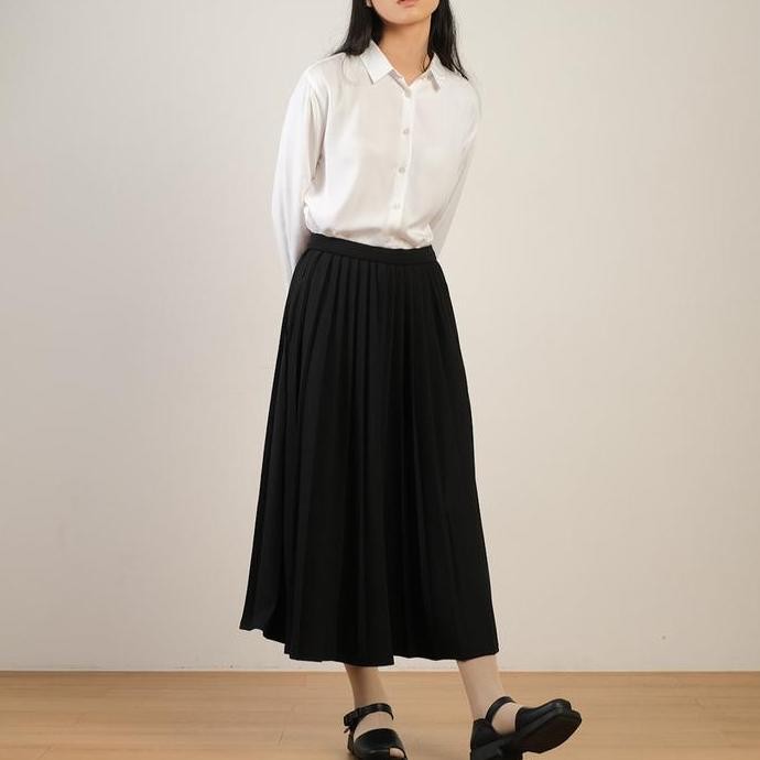 Thenblank | Pleated Skirt | Black