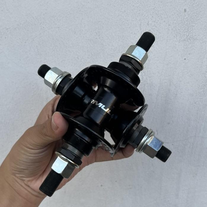Part Sepeda Hub Bmx 48H Formula 14T 16T 18T As Besar Taiwan Hitam Black Original