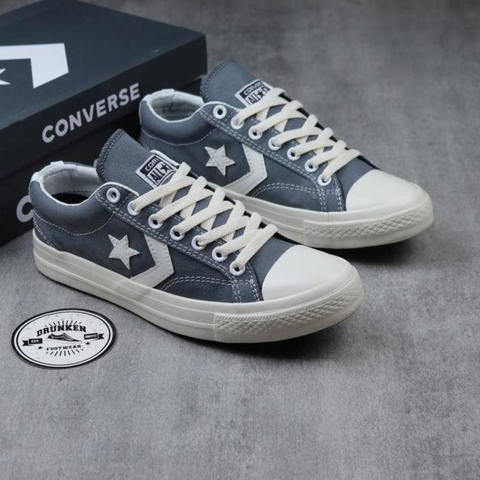 Sepatu Converse One Star Player Grey White (Best Quality)