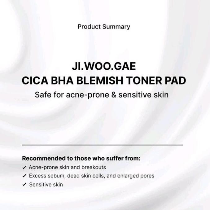 Celimax Ji Woo Gae Cica BHA Blemish Toner Pad Korea
